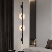 Alabaster Vertical Plug-in Wall Sconce