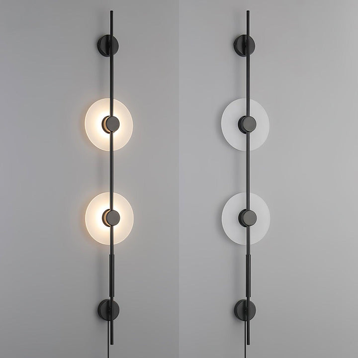 Alabaster Vertical Plug - in Wall Sconce - Vakkerlight