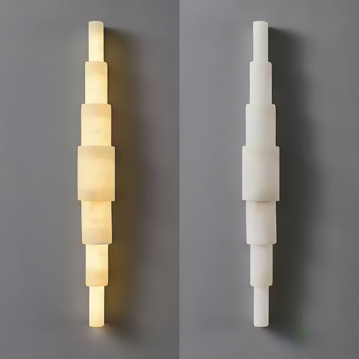 Alba Cascade Alabaster Wall Sconce - Vakkerlight