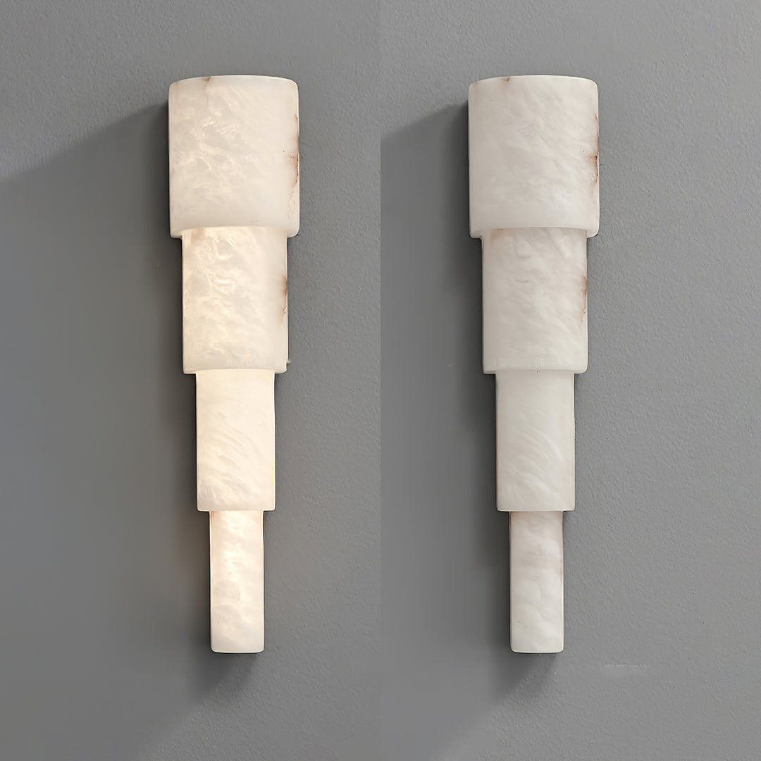 Alba Cascade Alabaster Wall Sconce - Vakkerlight
