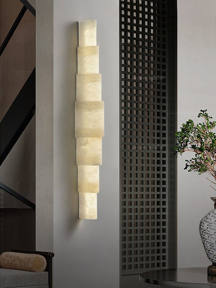 Alba Cascade Alabaster Wall Sconce - Vakkerlight