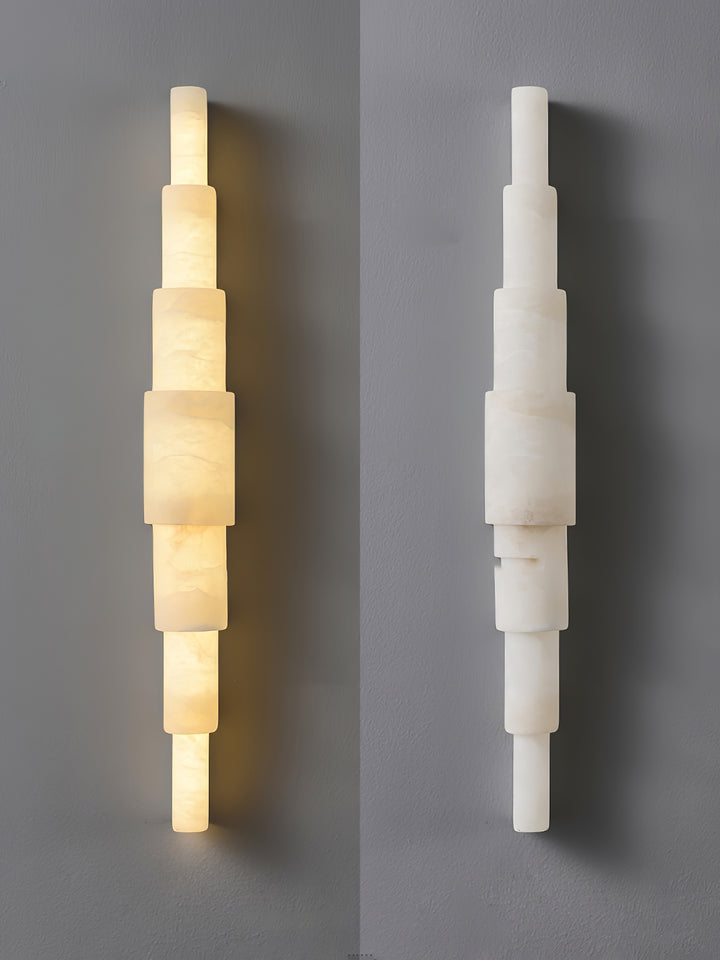 Alba Cascade Alabaster Wall Sconce - Vakkerlight