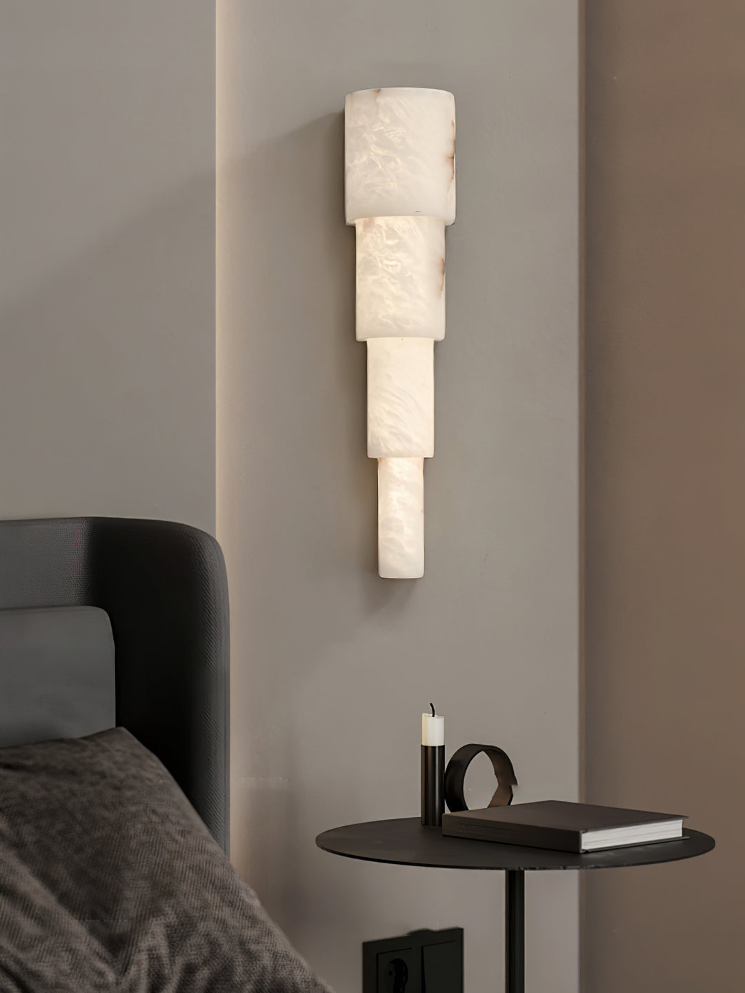 Alba Cascade Alabaster Wall Sconce - Vakkerlight