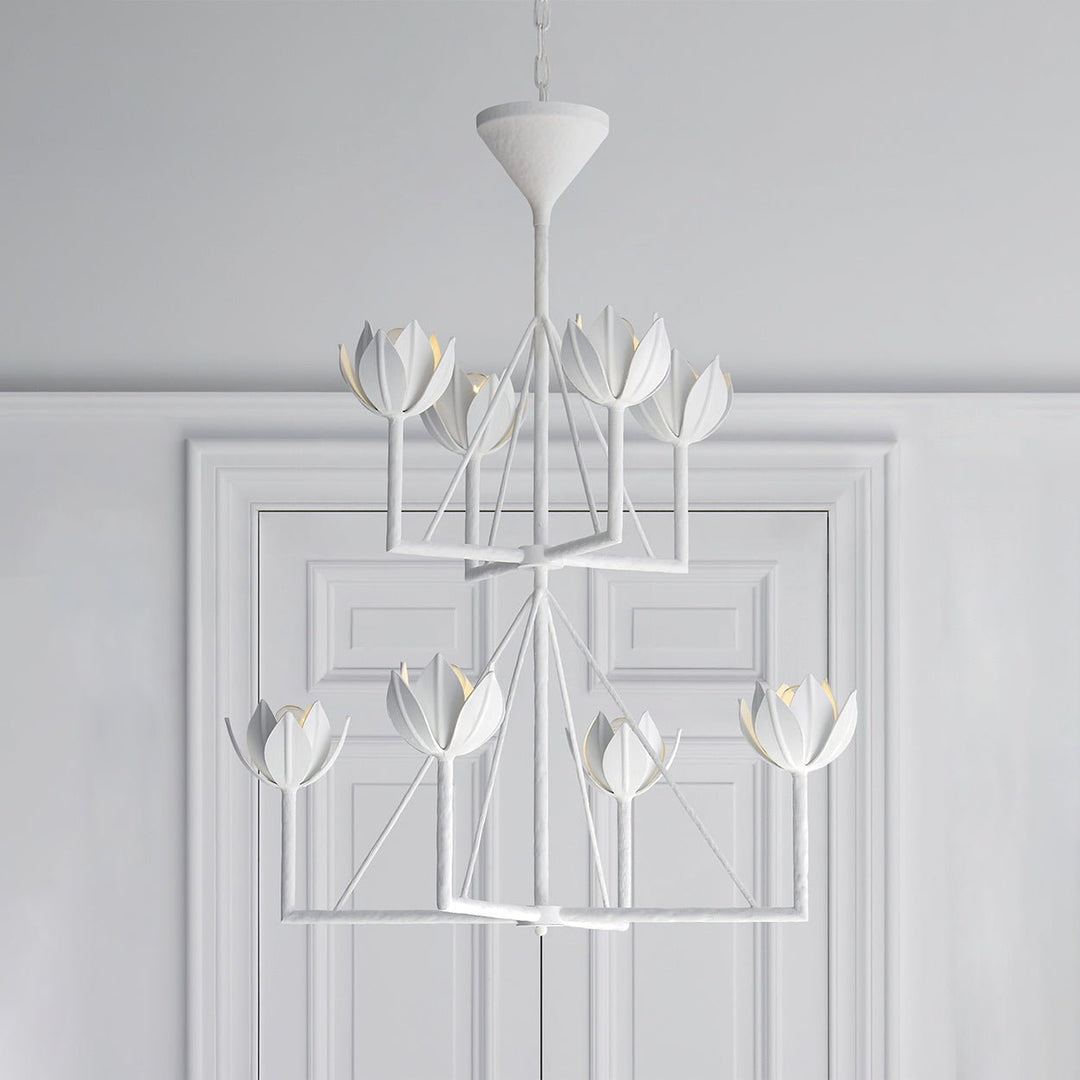 Alberto Lotus Bloom Chandelier - Vakkerlight
