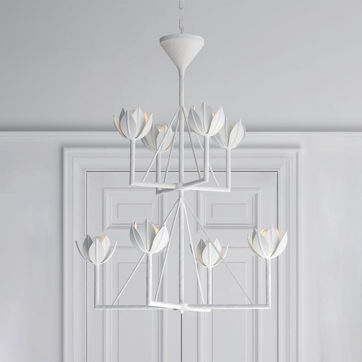 Alberto Lotus Bloom Chandelier - Vakkerlight