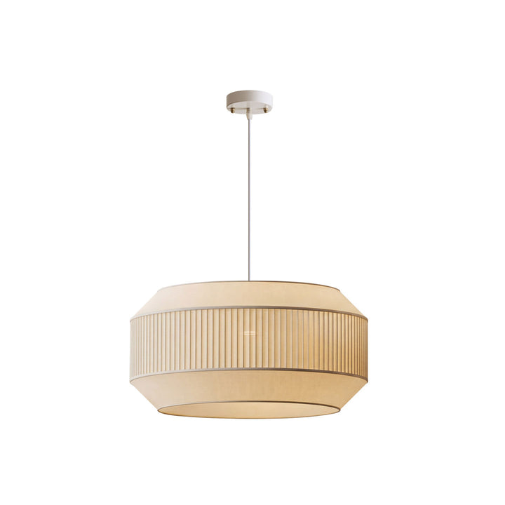Alder Fluted Fabric Pendant Lamp