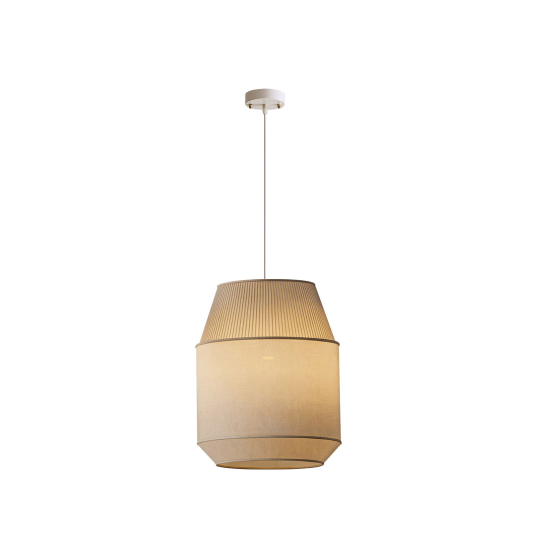 Alder Fluted Fabric Pendant Lamp