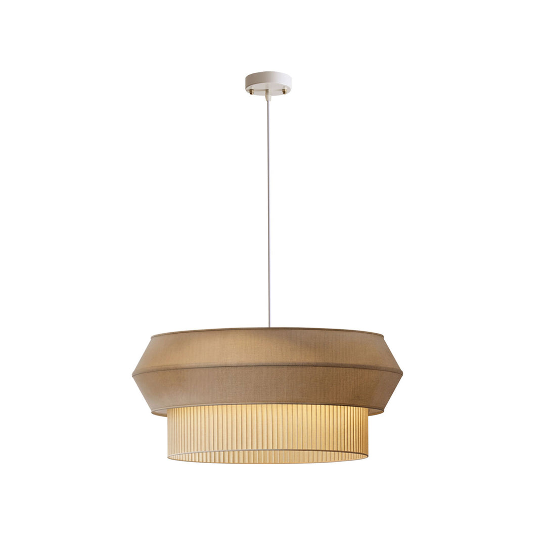 Alder Fluted Fabric Pendant Lamp