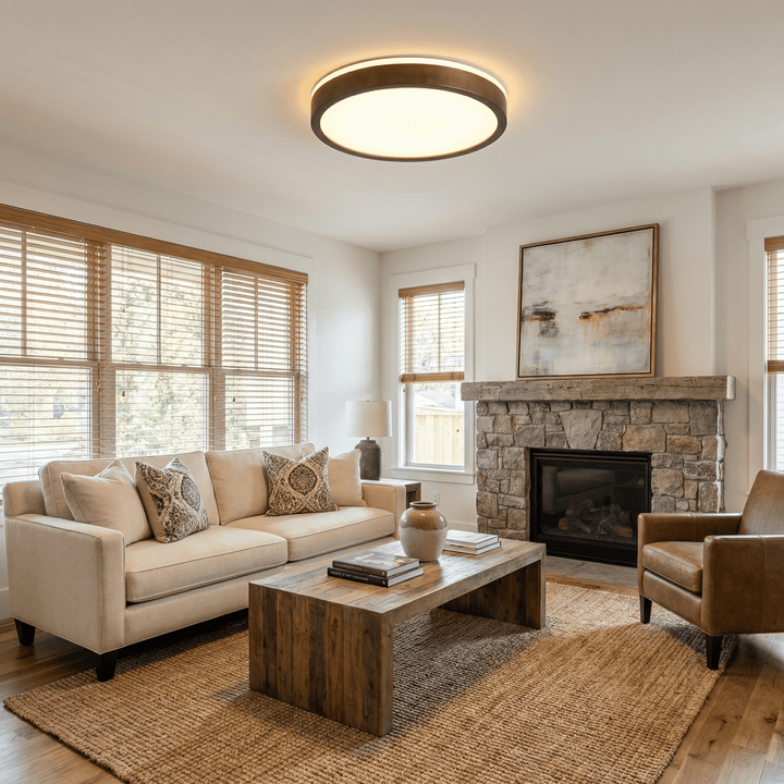 Alder Frame Ceiling Lamp - Vakkerlight