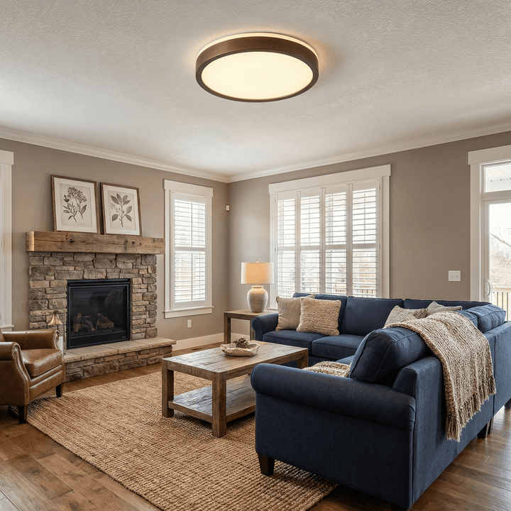 Alder Frame Ceiling Lamp - Vakkerlight