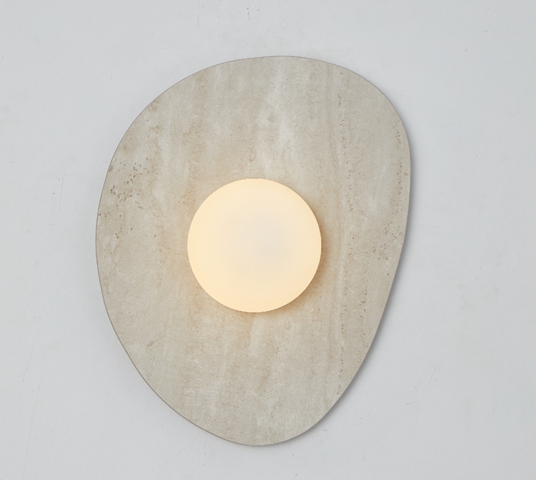Alira Stone Oval Wall Sconce