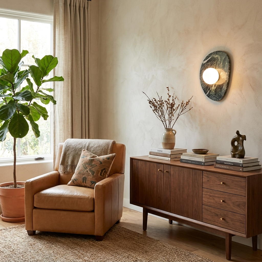 Alira Stone Oval Wall Sconce