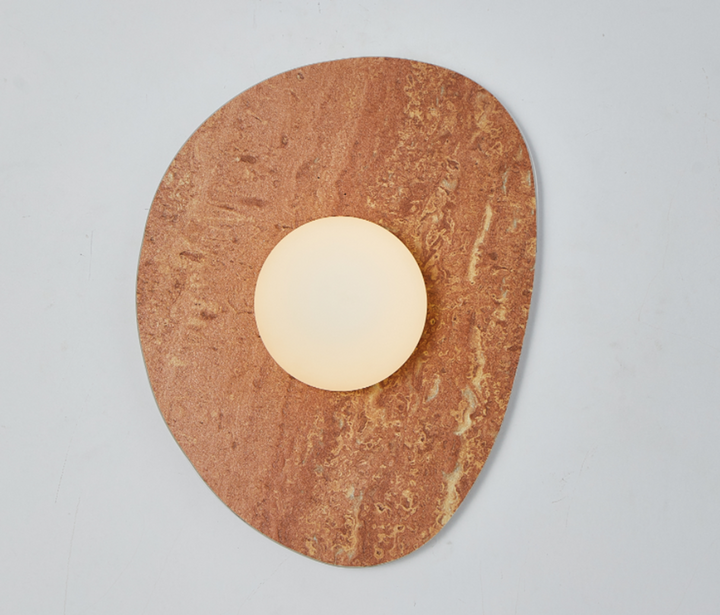 Alira Stone Oval Wall Sconce