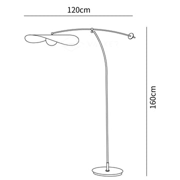 Alonso Floor Lamp — Dimension drawings 1