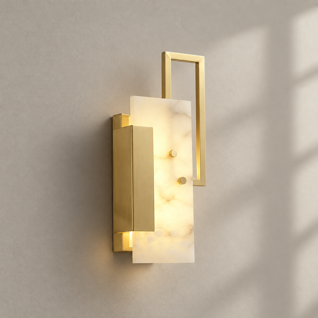 Althea Alabaster Wall Sconce – detail 32
