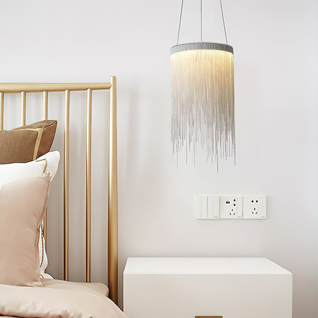 Aluminum Chain Tassel Pendant Light - Vakkerlight