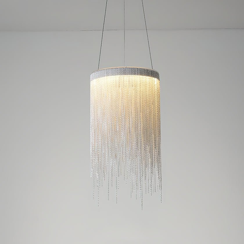 Aluminum Chain Tassel Pendant Light - Vakkerlight