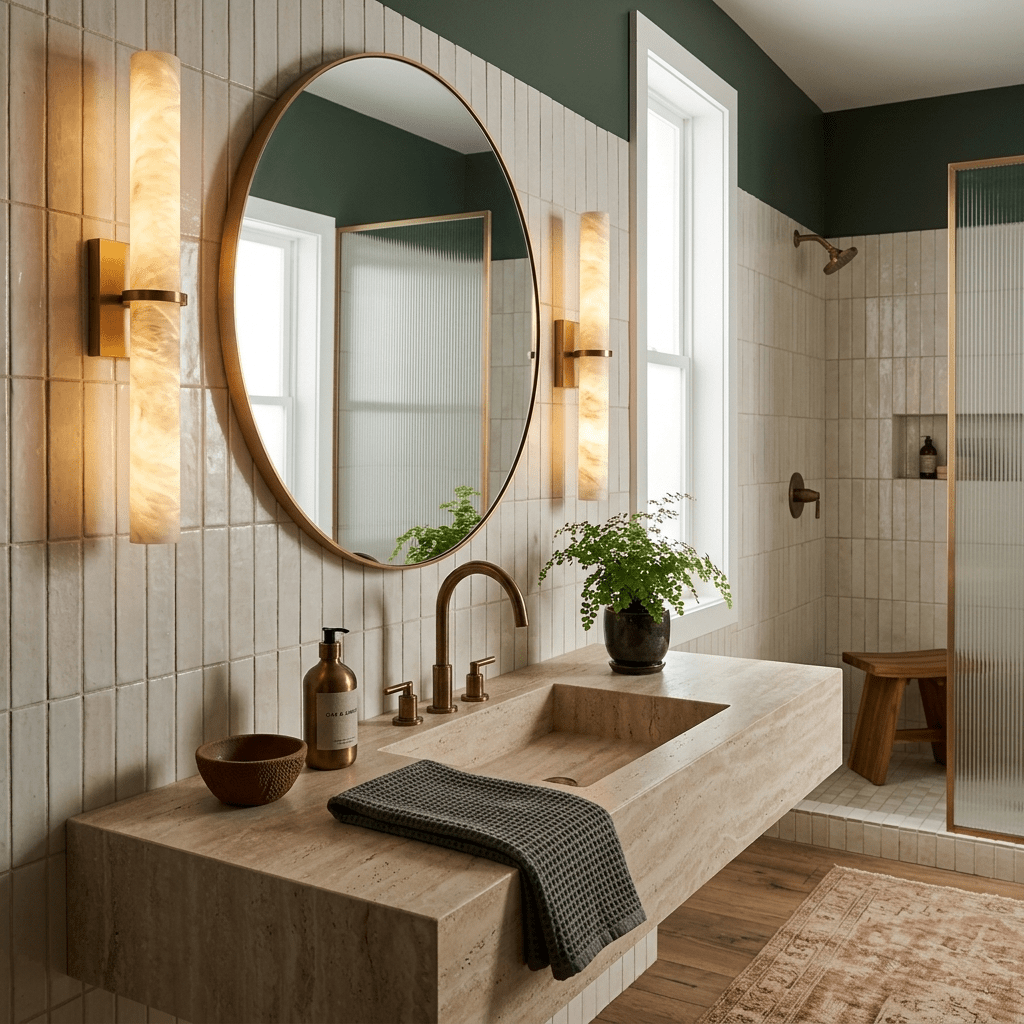 Aluna Alabaster Bar Wall Light - Vakkerlight