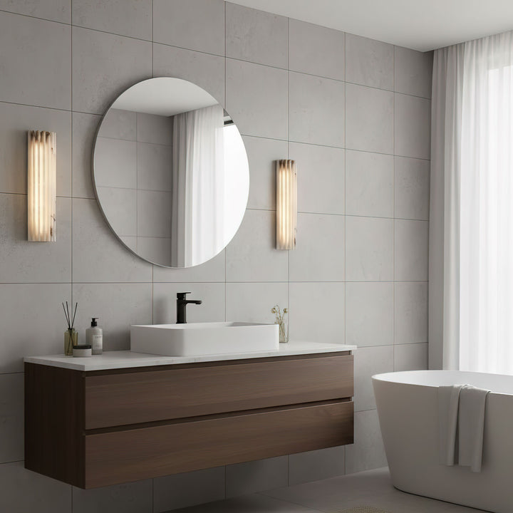 Alvia Alabaster Wall Light - Vakkerlight