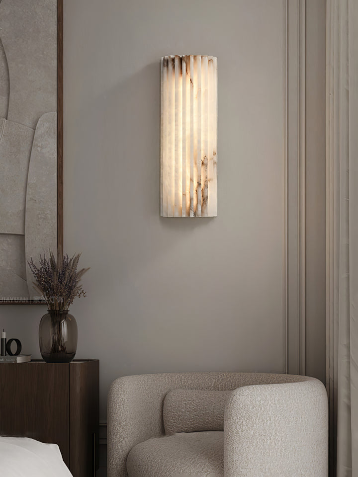 Alvia Alabaster Wall Light - Vakkerlight