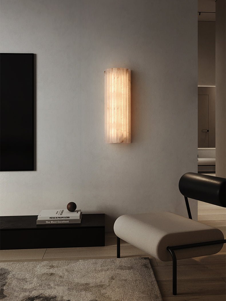 Alvia Alabaster Wall Light - Vakkerlight