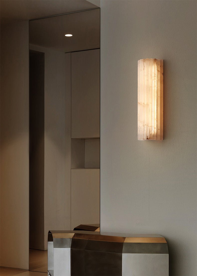 Alvia Alabaster Wall Light - Vakkerlight
