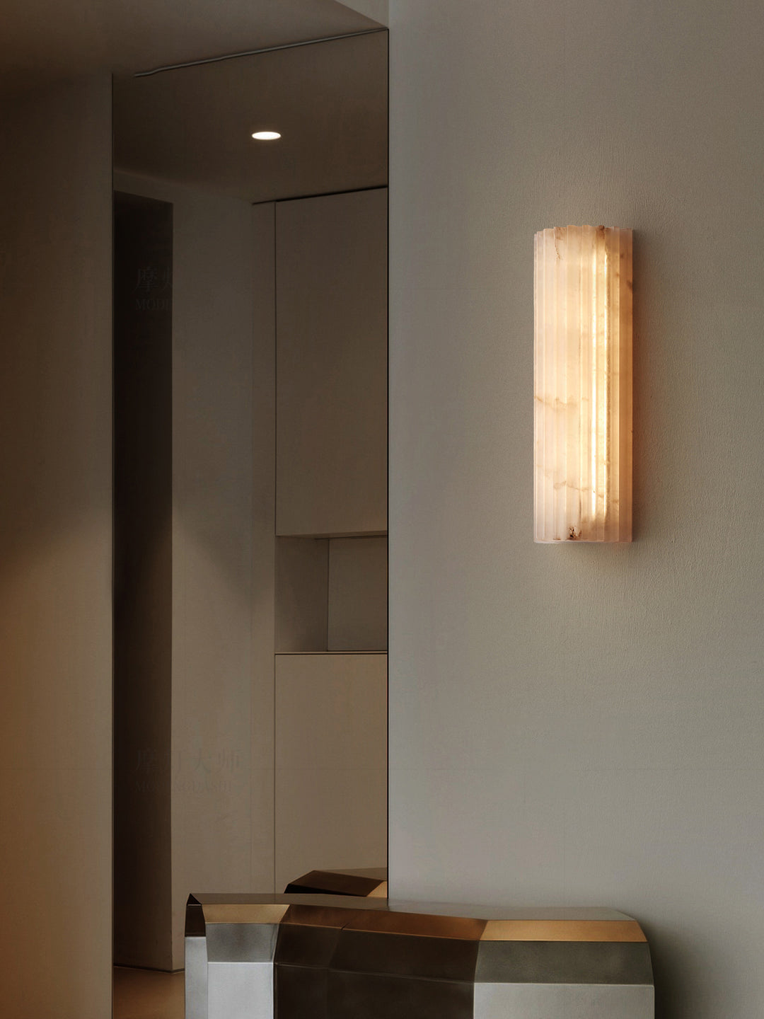Alvia Alabaster Wall Light - Vakkerlight