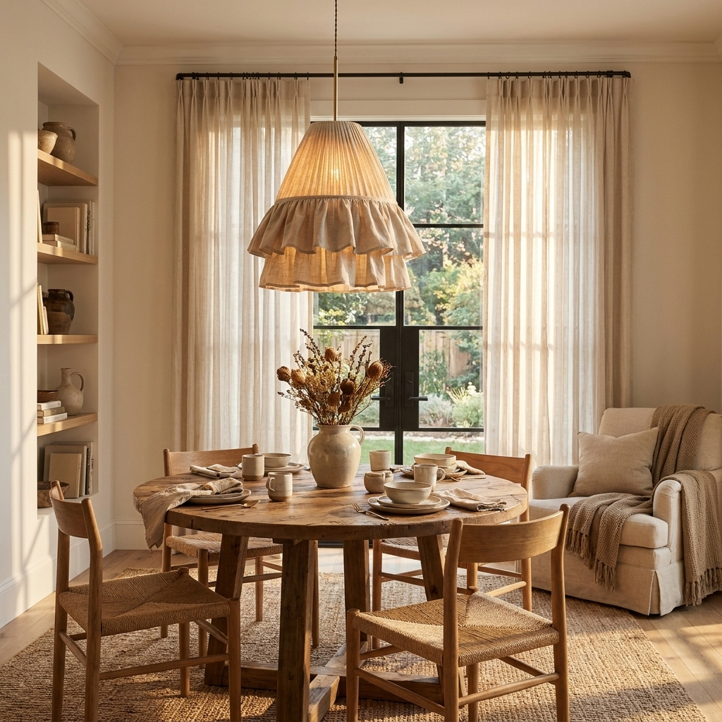 Alvise Linen Pendant Light