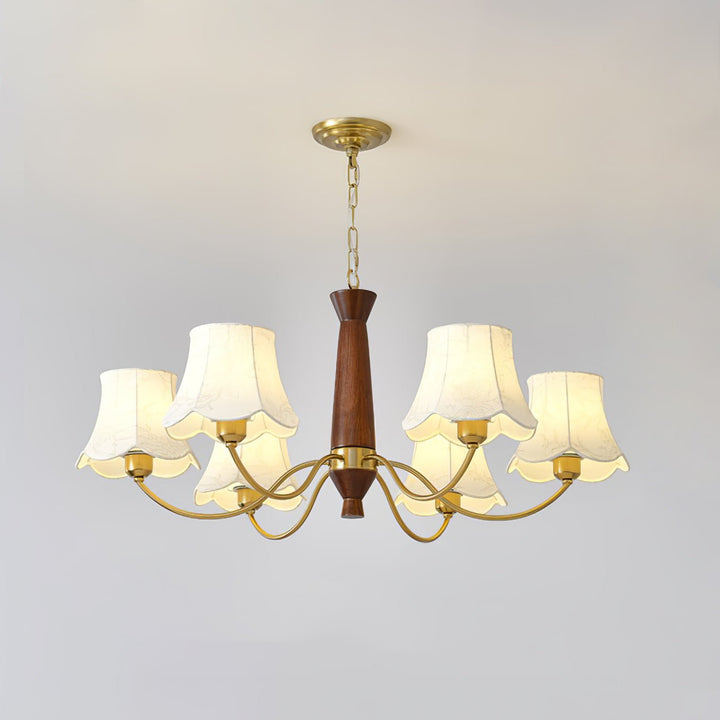 Alyssa Fabric Chandelier - Vakkerlight