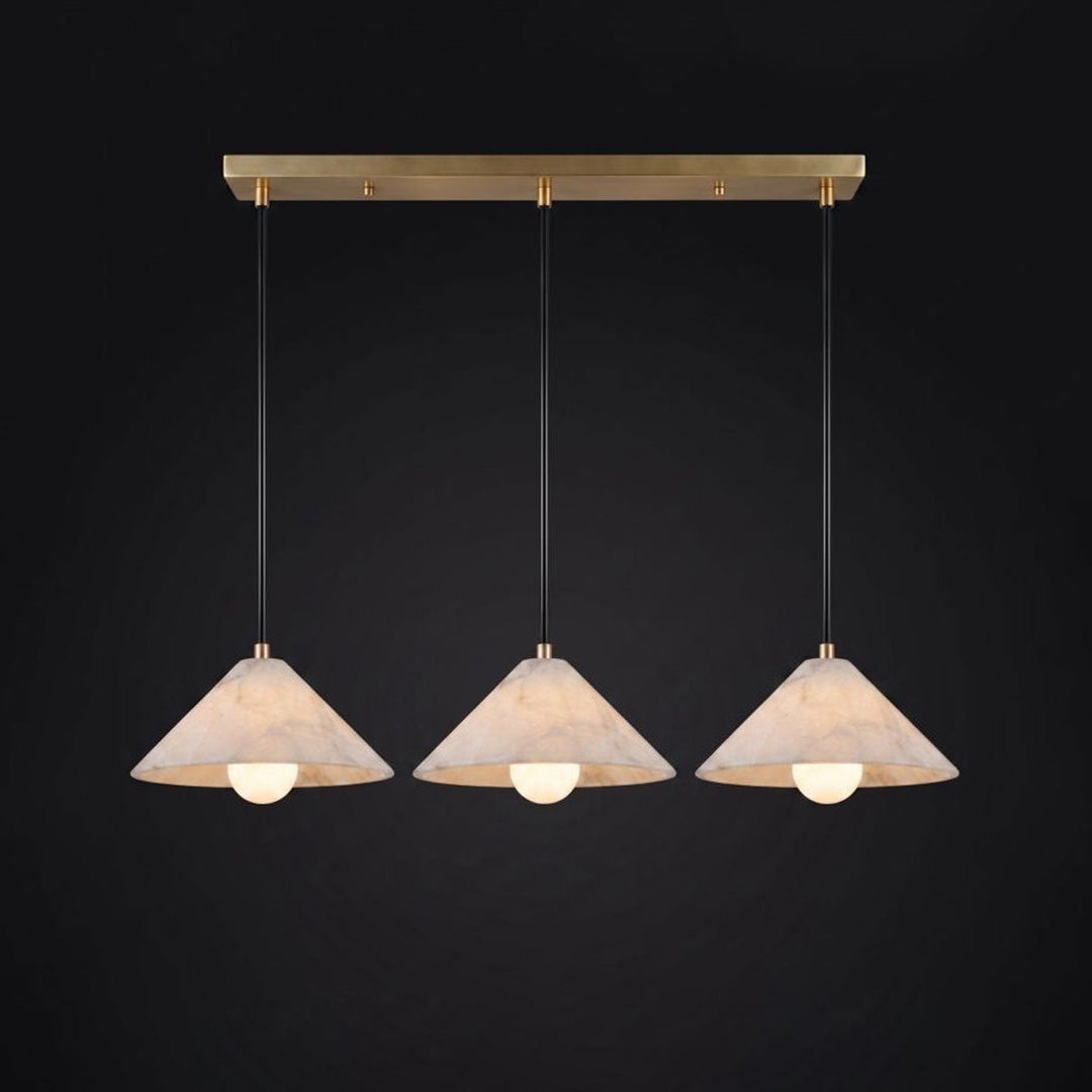 Amara Alabaster Cone Pendant Lamp - Vakkerlight