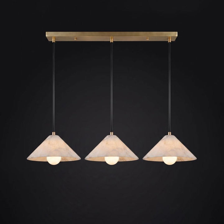 Amara Alabaster Cone Pendant Lamp - Vakkerlight