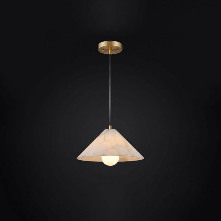Amara Alabaster Cone Pendant Lamp - Vakkerlight