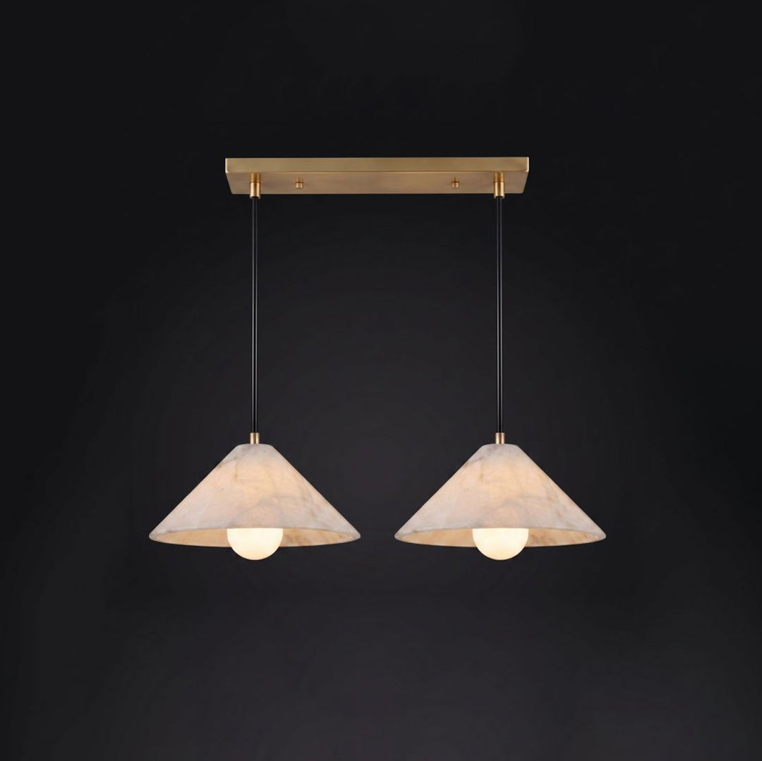 Amara Alabaster Cone Pendant Lamp - Vakkerlight