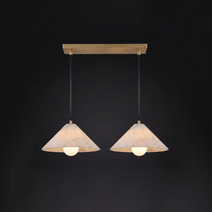 Amara Alabaster Cone Pendant Lamp - Vakkerlight