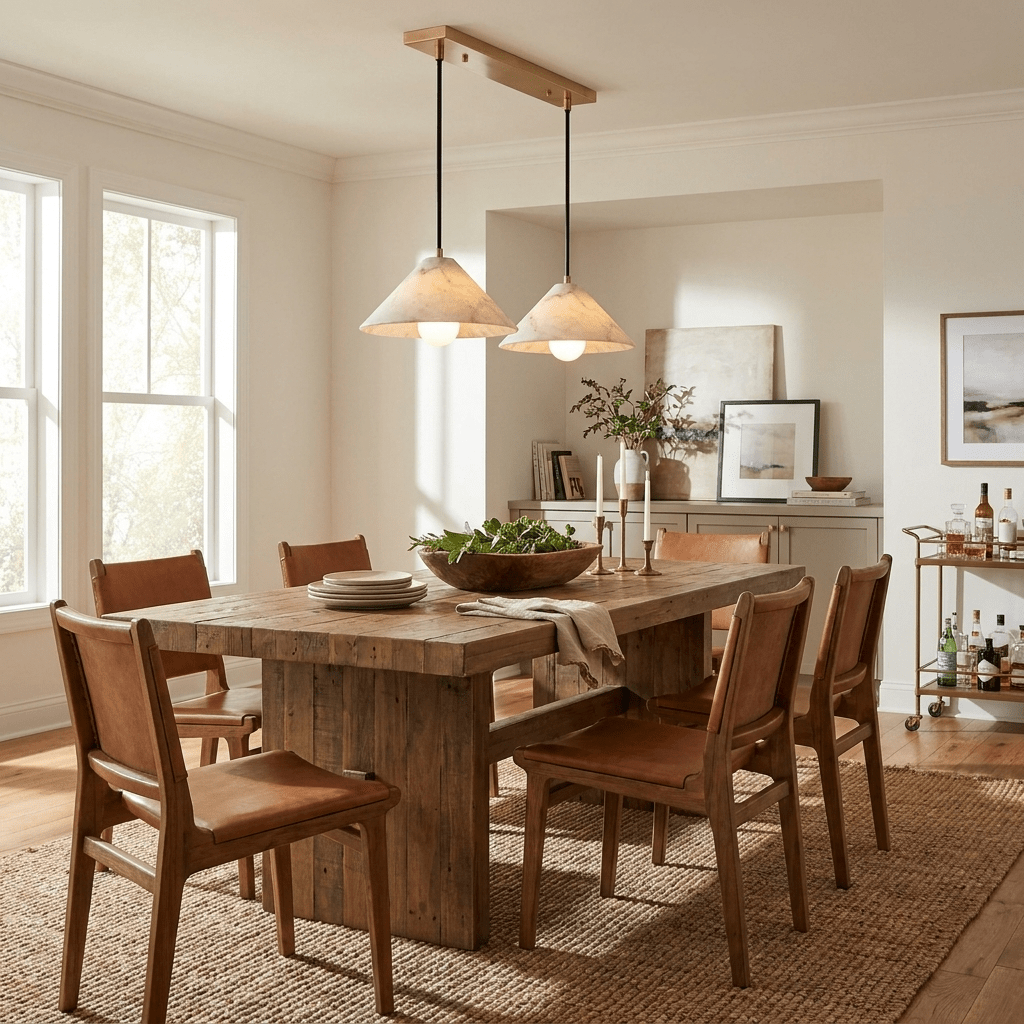 Amara Alabaster Cone Pendant Lamp - Vakkerlight