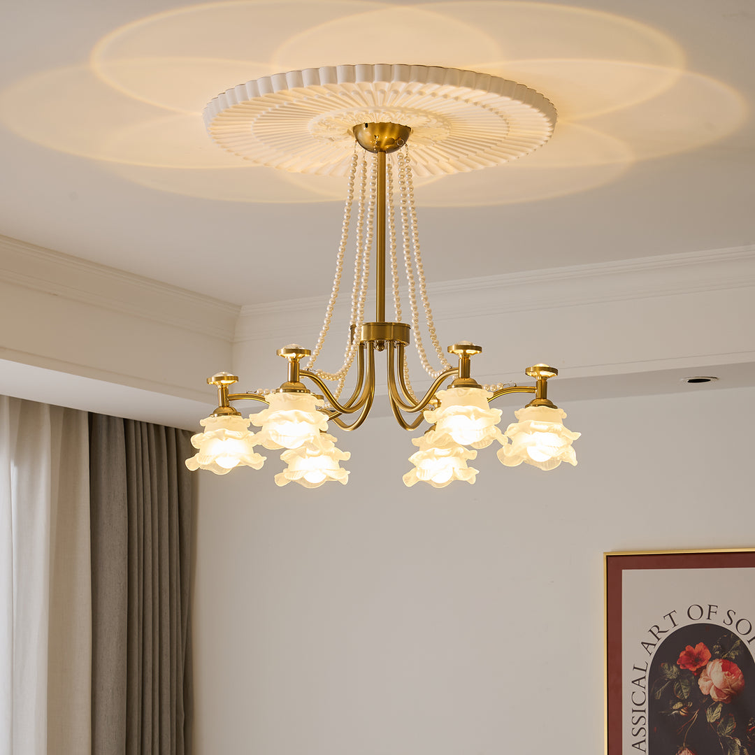 Amaris Rose Chandelier - Vakkerlight