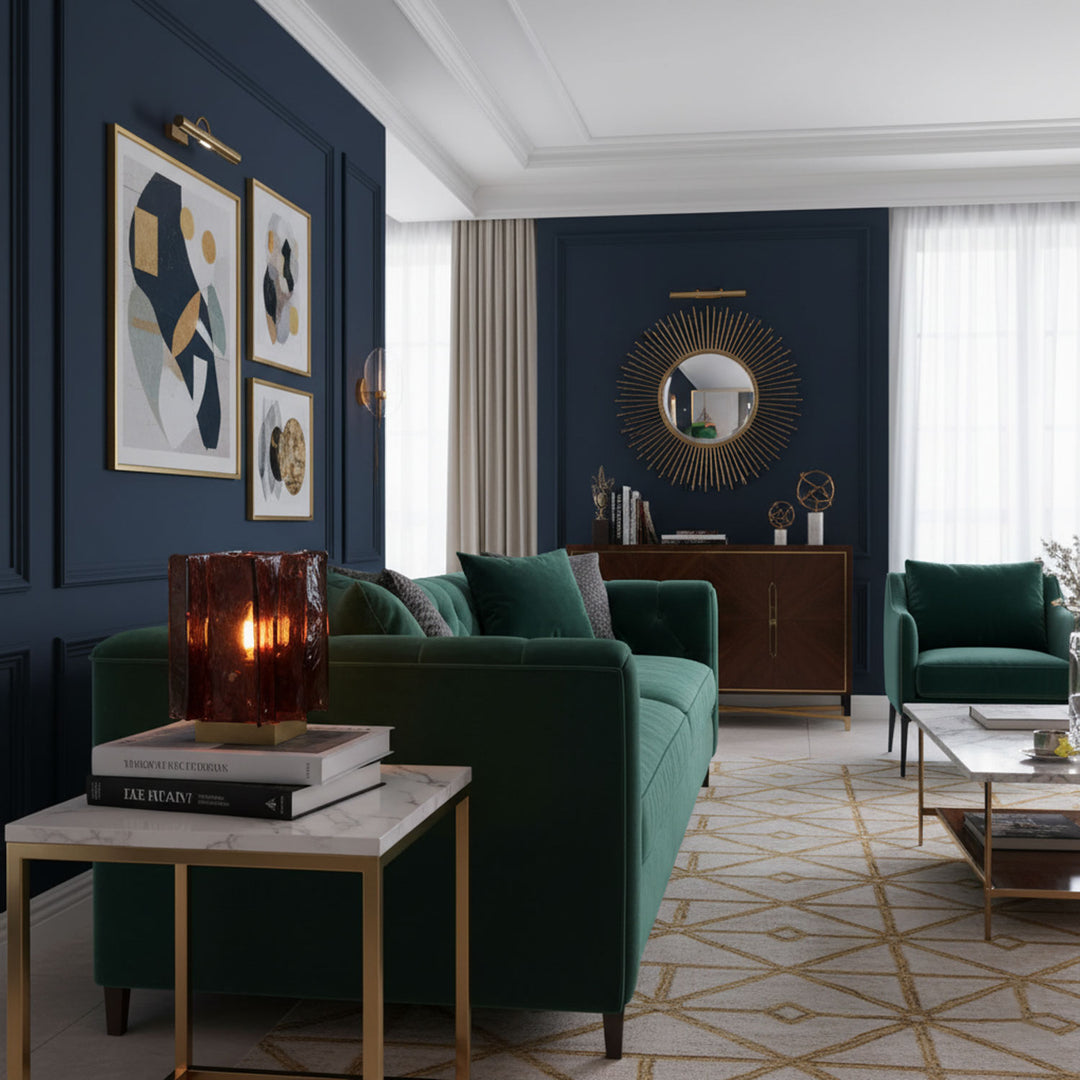 Amber Building Block Table Lamp - Vakkerlight