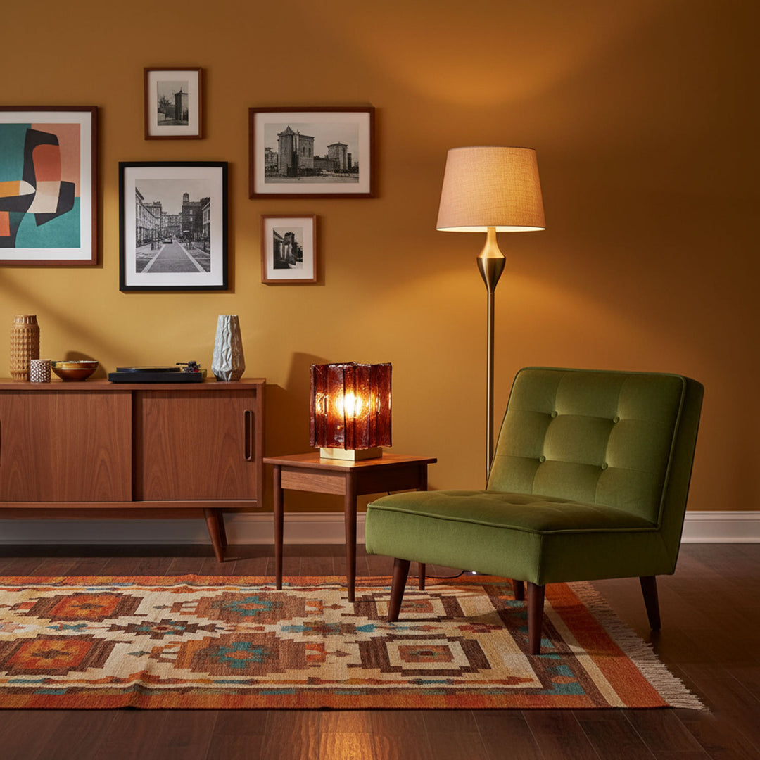 Amber Building Block Table Lamp - Vakkerlight