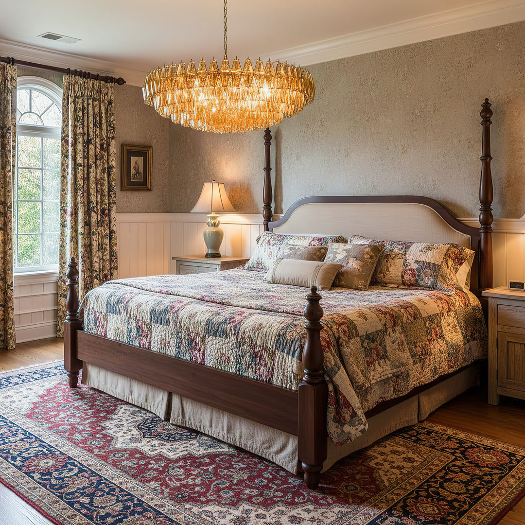 Amber Sorrento Chandelier - Vakkerlight