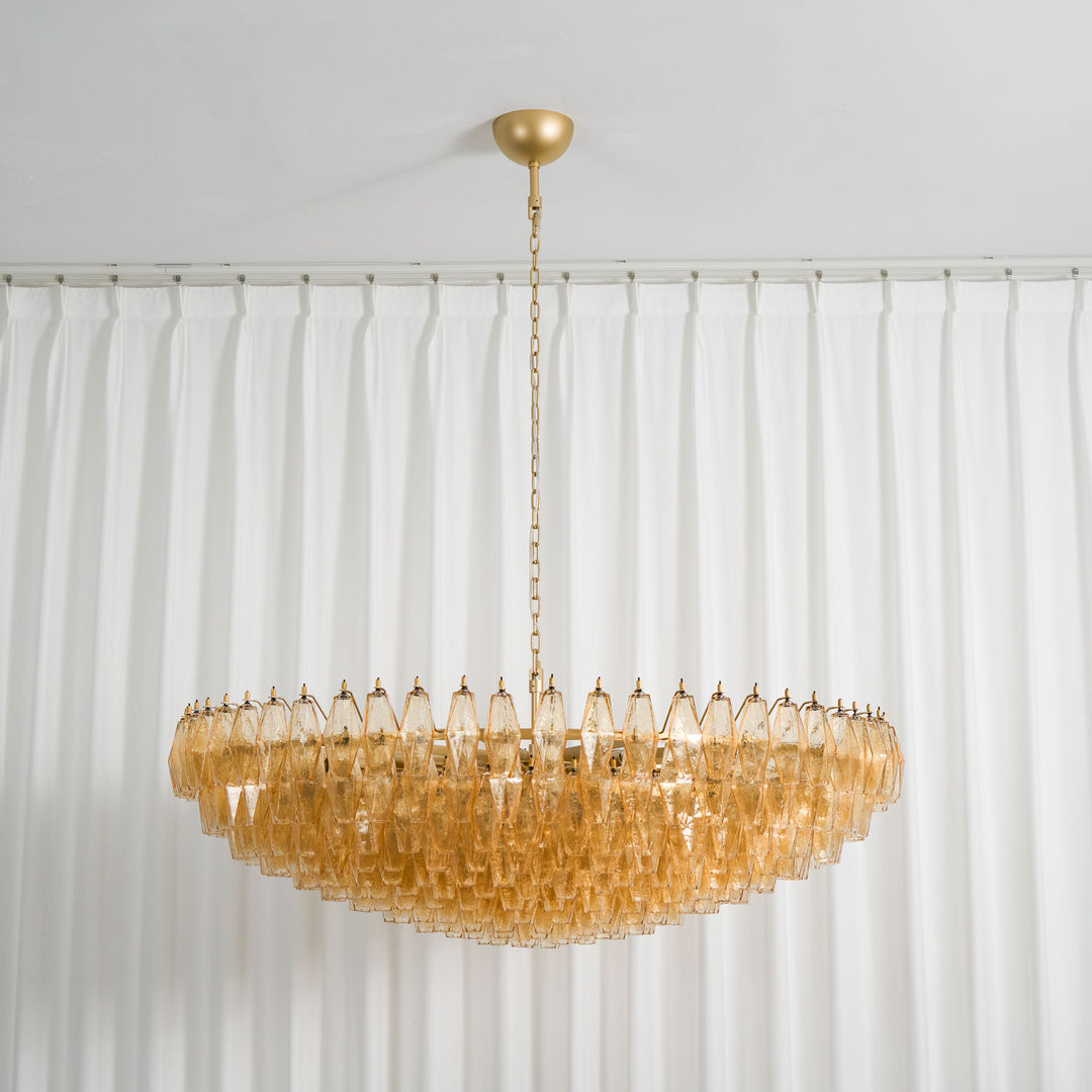 Amber Sorrento Chandelier - Vakkerlight
