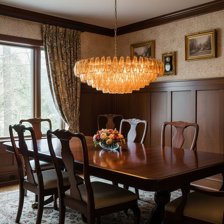 Amber Sorrento Chandelier - Vakkerlight