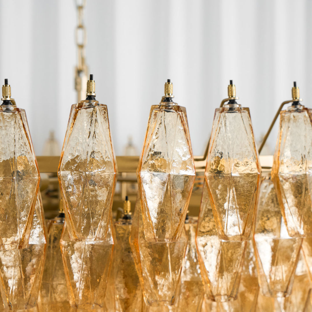 Amber Sorrento Chandelier - Vakkerlight