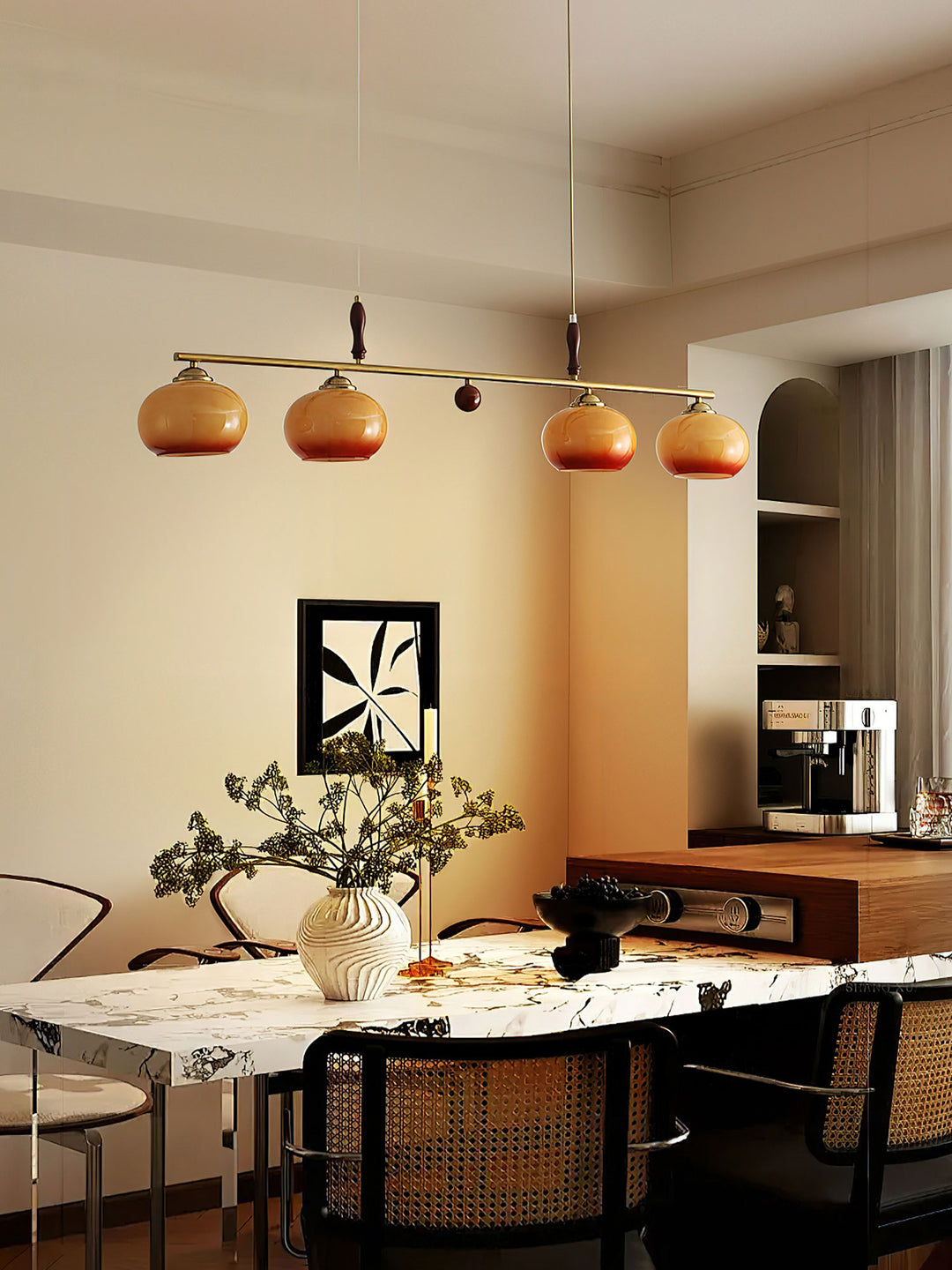 Amber Trio Pendant Lamp - Vakkerlight