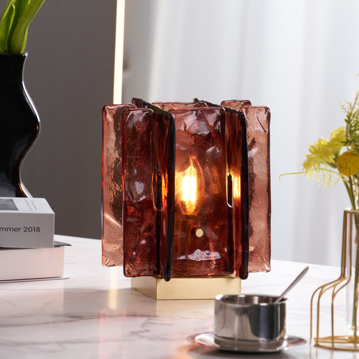 Amber Building Block Table Lamp - Vakkerlight