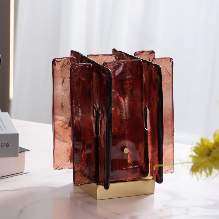 Amber Building Block Table Lamp - Vakkerlight