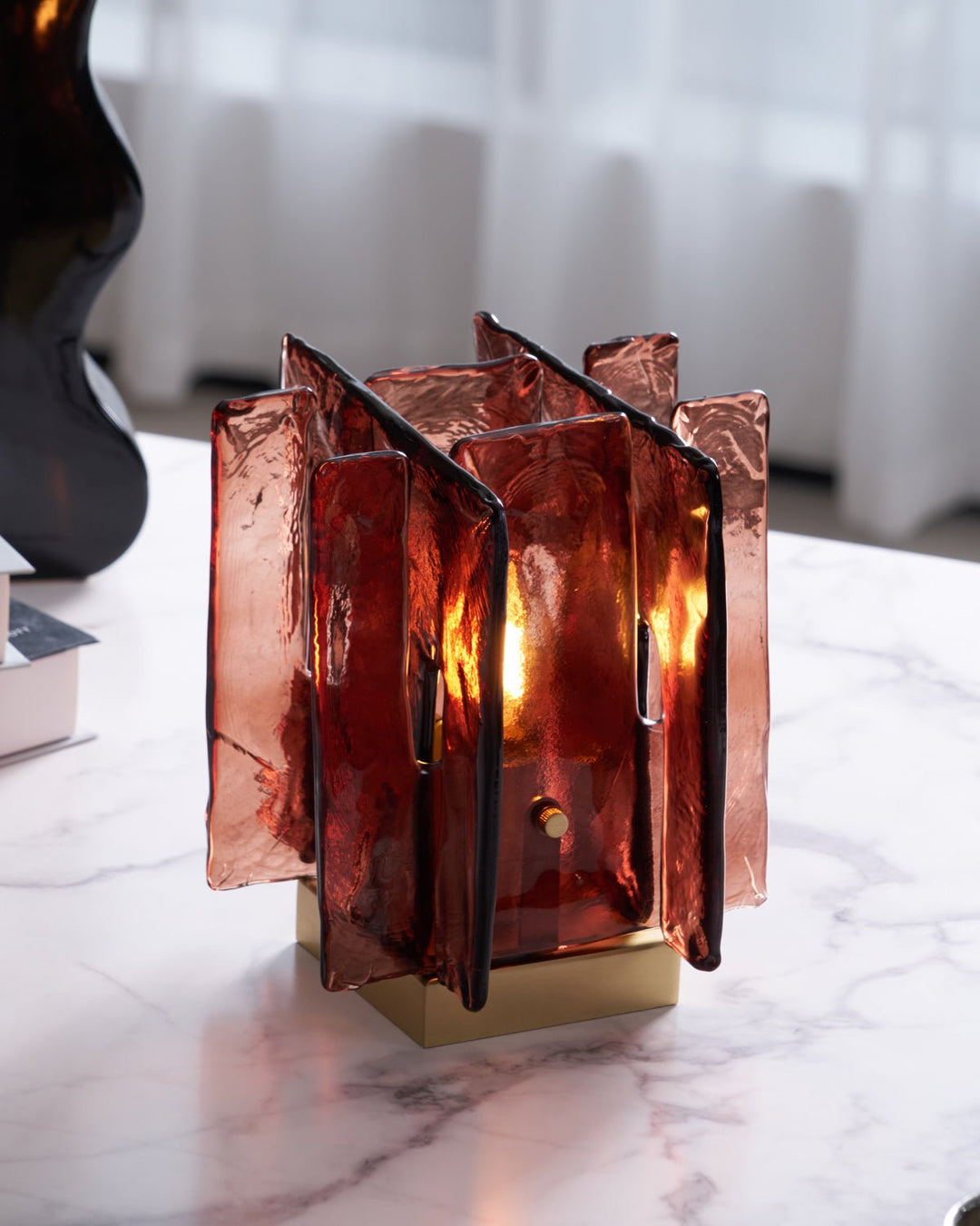 Amber Building Block Table Lamp - Vakkerlight