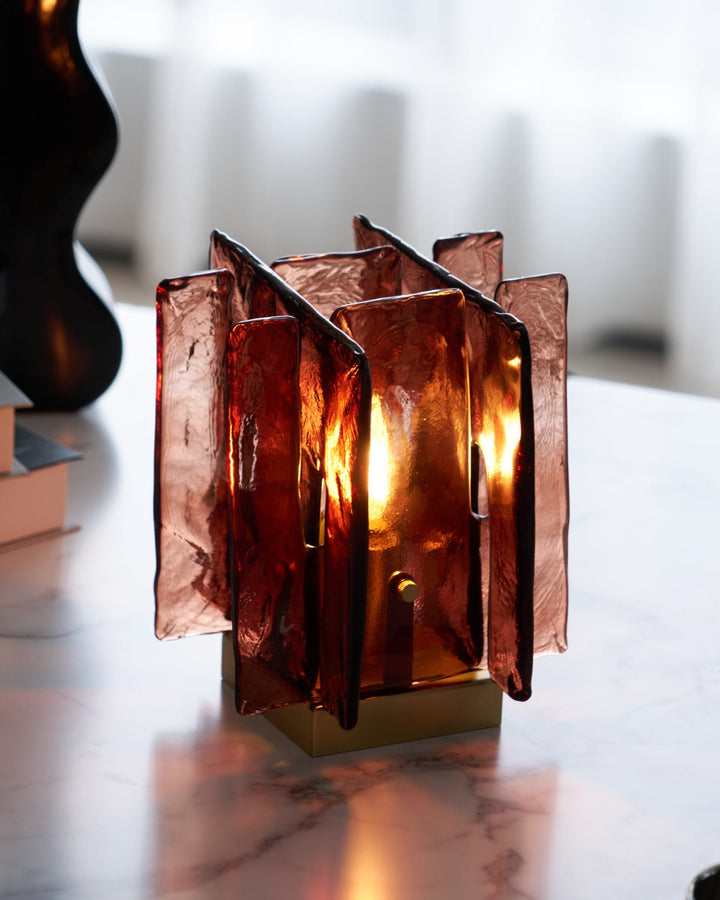 Amber Building Block Table Lamp - Vakkerlight