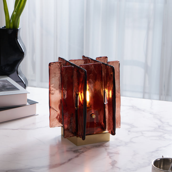 Amber Building Block Table Lamp - Vakkerlight