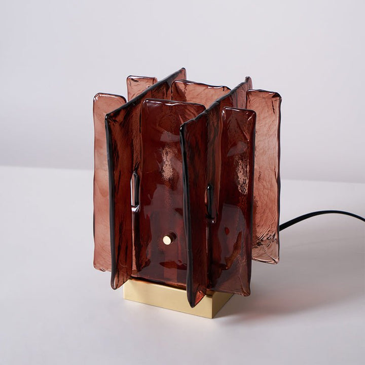 Amber Building Block Table Lamp - Vakkerlight