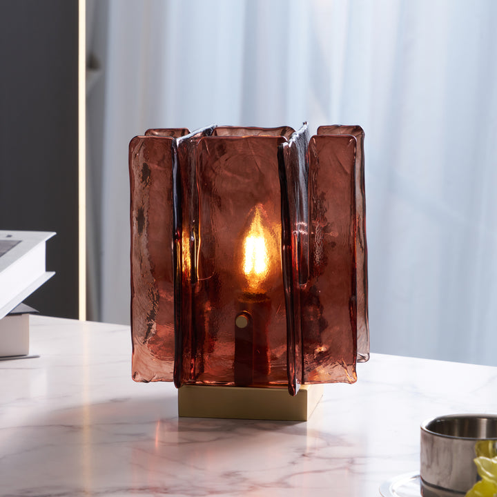 Amber Building Block Table Lamp - Vakkerlight